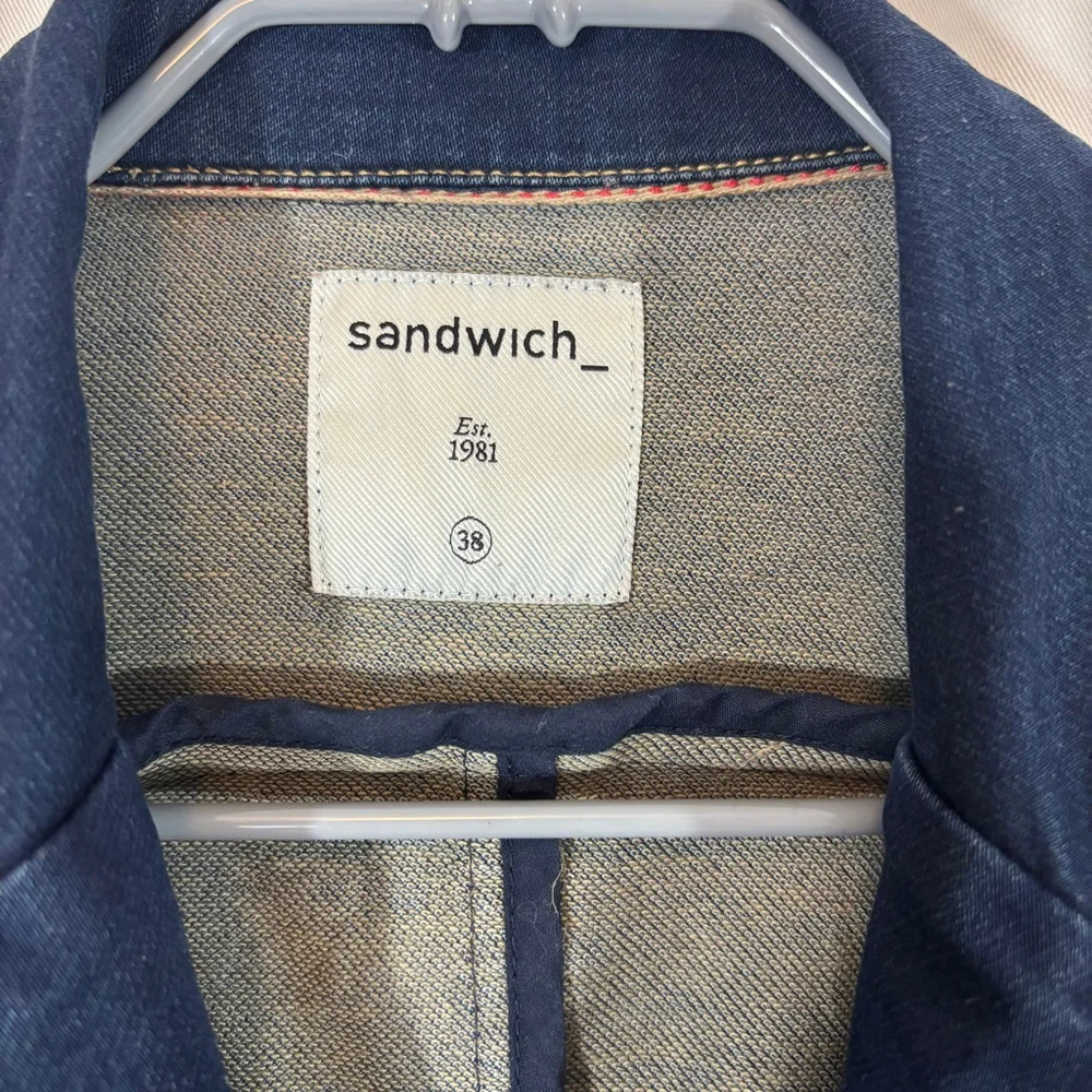 Sandwich Women’s Stretch Denim Blazer Jacket – Size 38 Early 2000s / Y2K Style - Picture 7 of 9